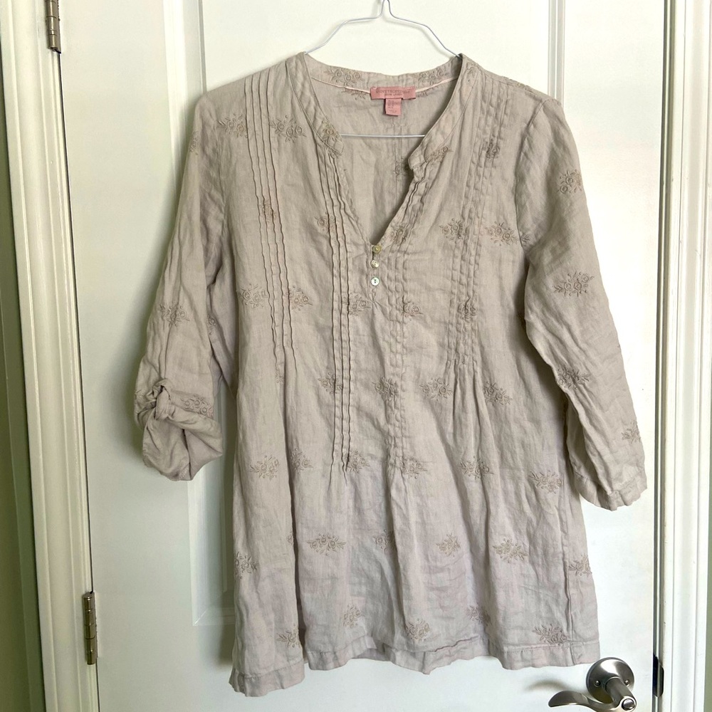 Saint Tropez West Linen Beach Tunic